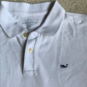 Vineyard Vines White Boys Polo